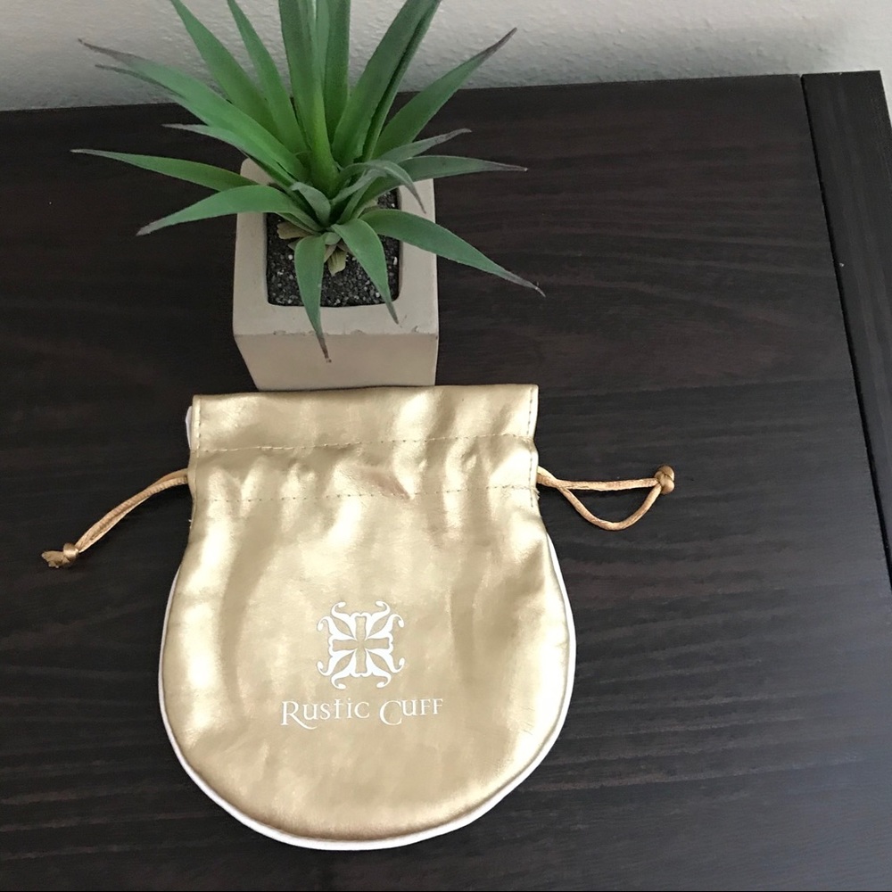 Rustic Cuff Drawstring Pouch - Picture 3 of 8